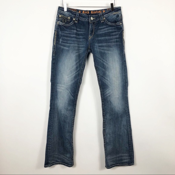 Rock Revival Denim - Rock Revival Holly Bootcut Size 31 Biker Edgy Rock
